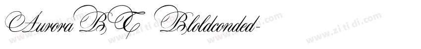 AuroraBT Bloldconded字体转换